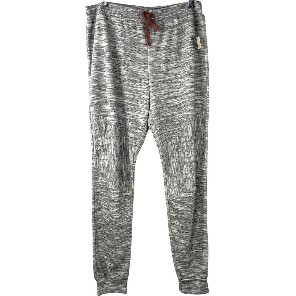 Ultra Flint NWT Women's Loungewear Heathered Gray Elastic Pull-on Pants Size XL